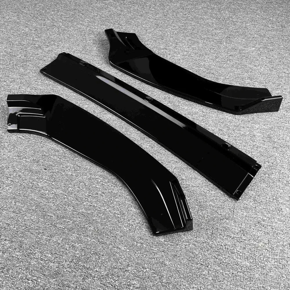 Maxton Style Gloss Black Front Bumper Splitter