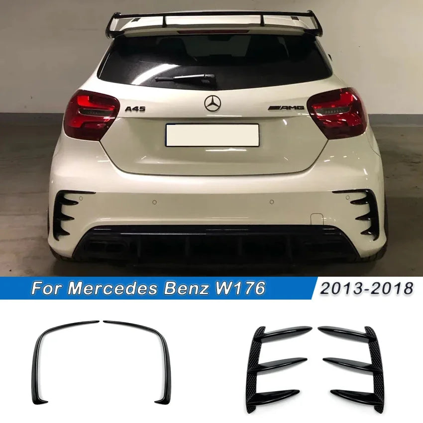 Mercedes W176 A45 AMG 2013-2018 Rear Lip Side Canards
